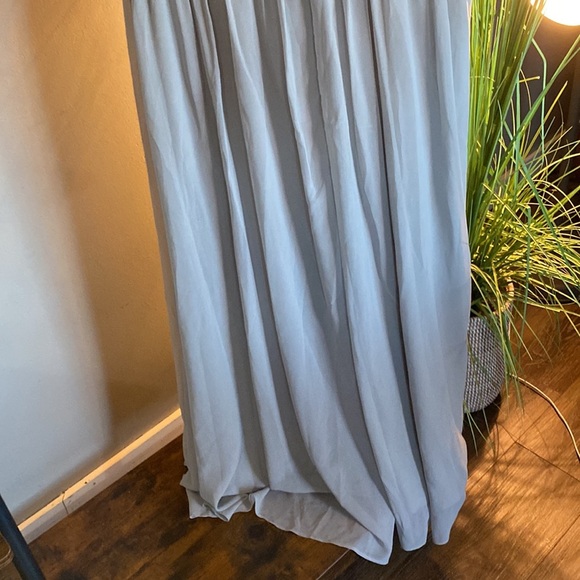 Dress Tells 2XL gray long lace top dressy dress - Picture 15 of 16